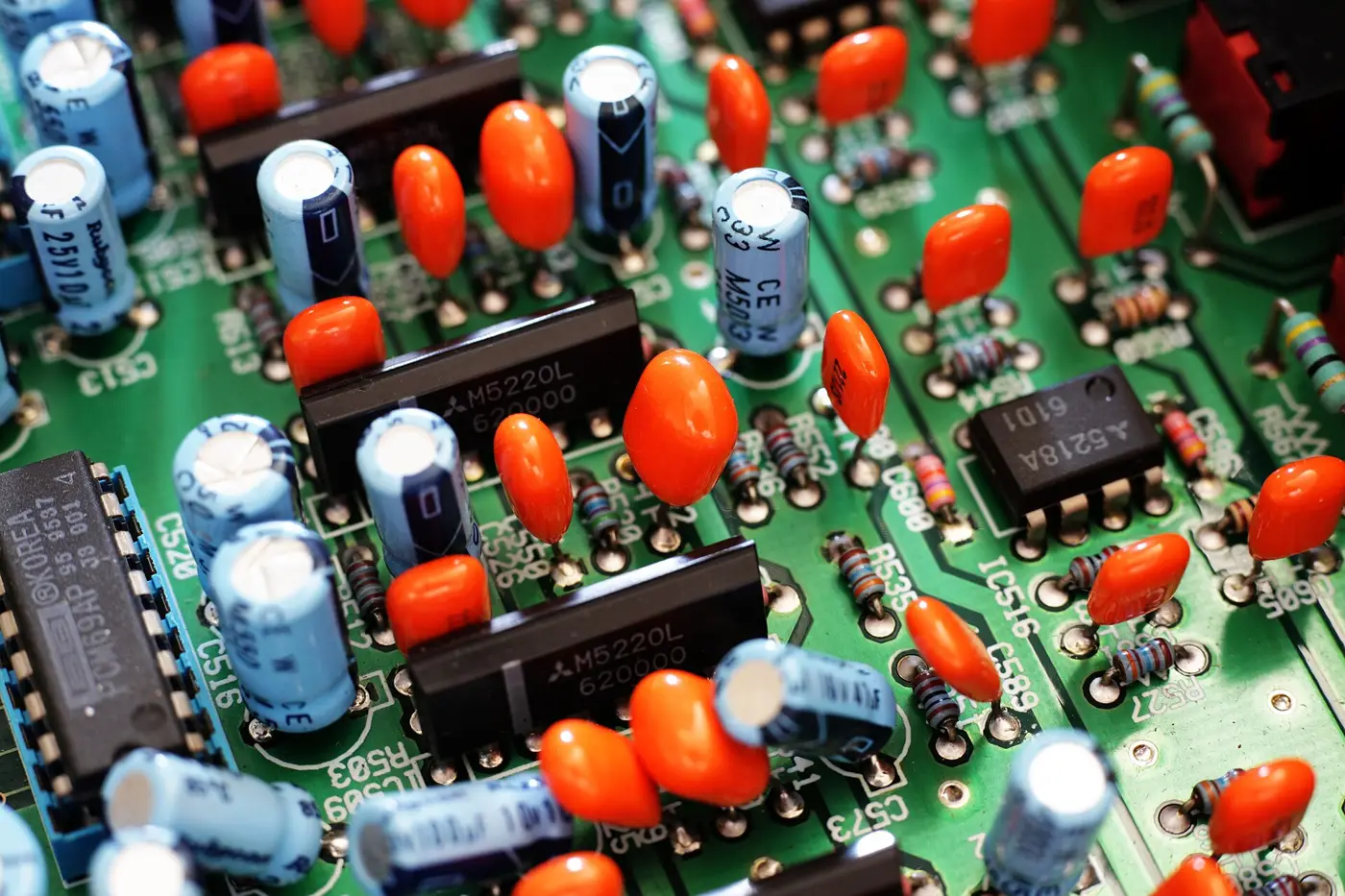 Real photo: electronics recycling